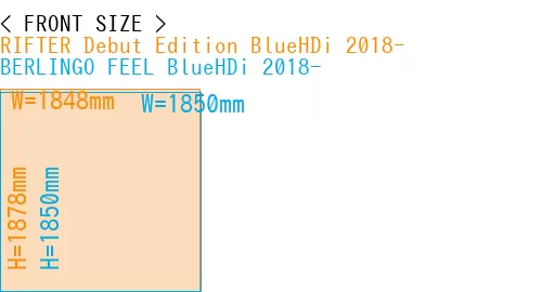 #RIFTER Debut Edition BlueHDi 2018- + BERLINGO FEEL BlueHDi 2018-